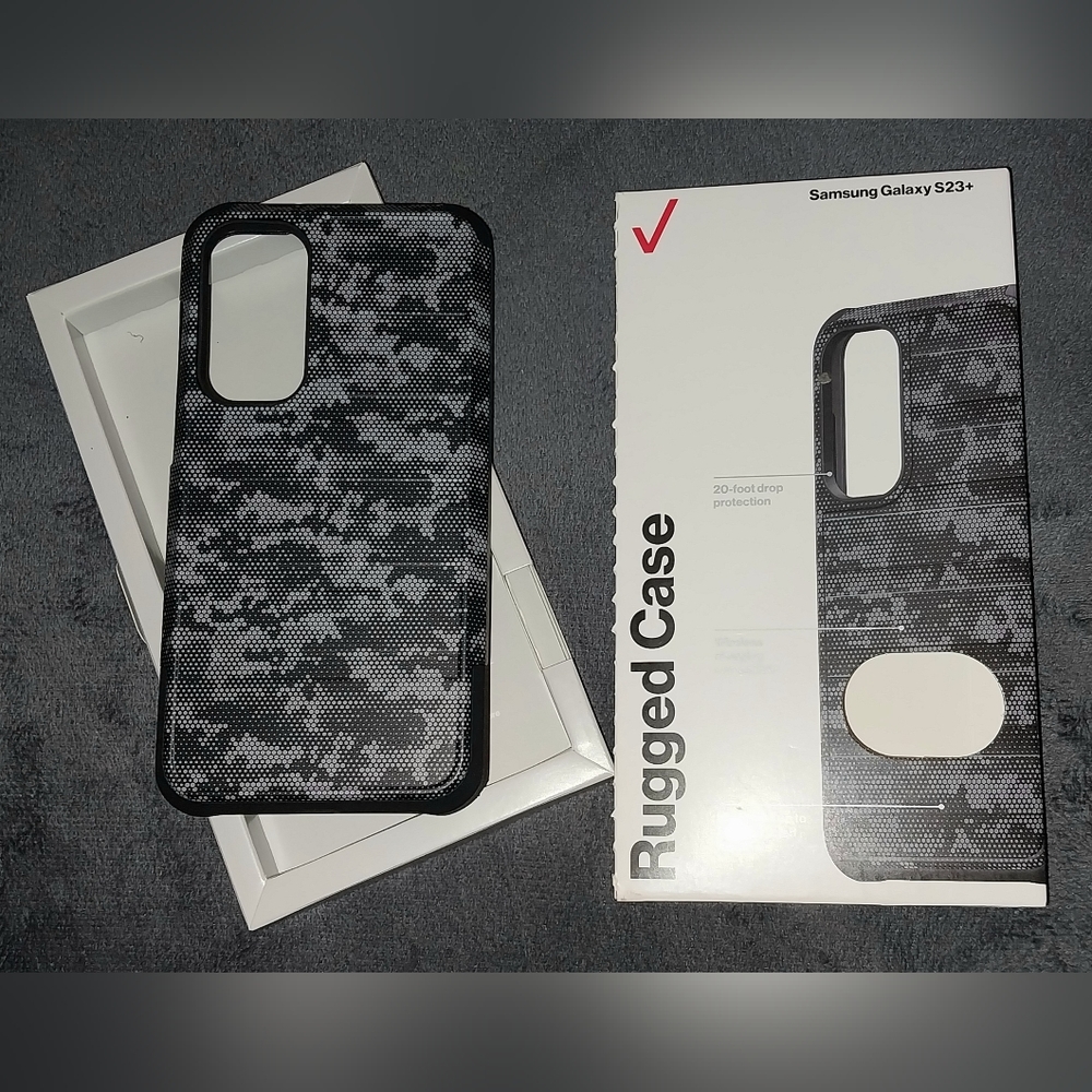 New Samsung Galaxy S23+ Camo Phone Rugged Case Heavy Duty 20' Drop Shockproof